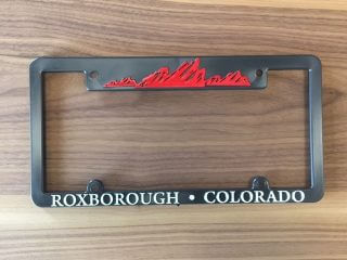 Roxborough License Plate covers