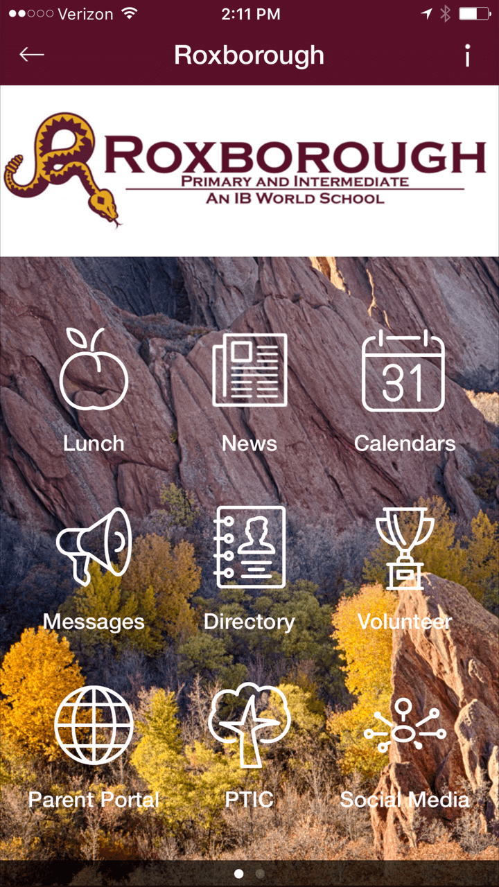 Check out the new Roxborough Elementary Mobile App